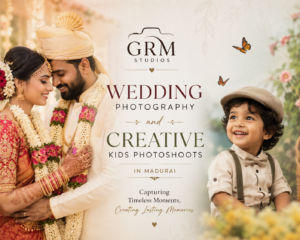 Wedding Photography and Creative Kids Photoshoots in Madurai by GRM Studios
